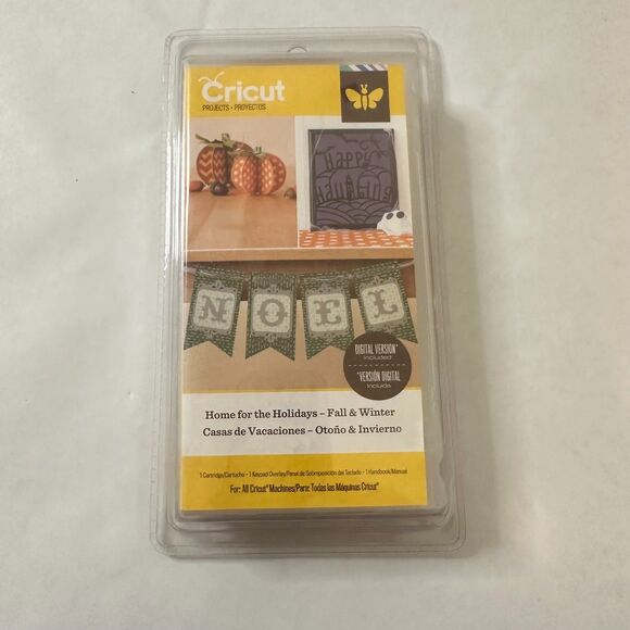 New Cricut Cartridge HOME FOR THE HOLIDAYS - FALL & WINTER 14Designs - Picture 1 of 2